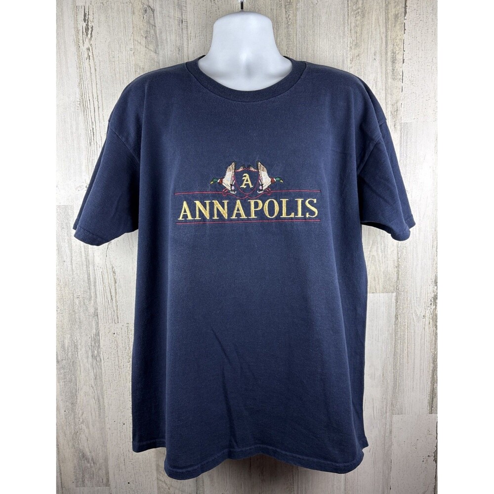 Vintage 90’s LEE T-Shirt ANNAPOLIS Maryland Birds Ducks Stitched USA Size XL